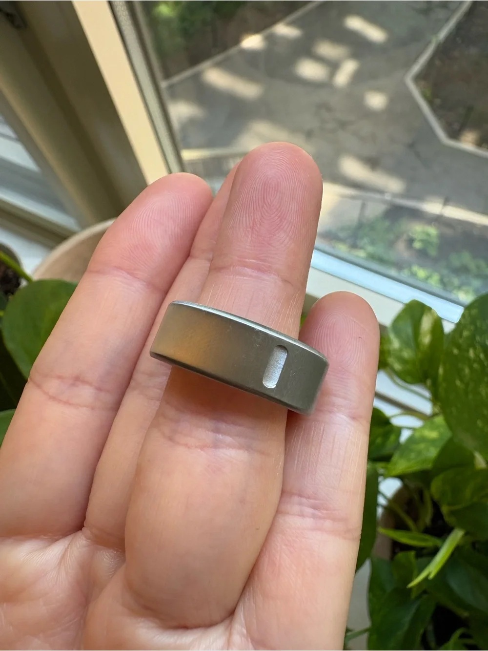 Oura Ring 4 Brushed Silver size 7